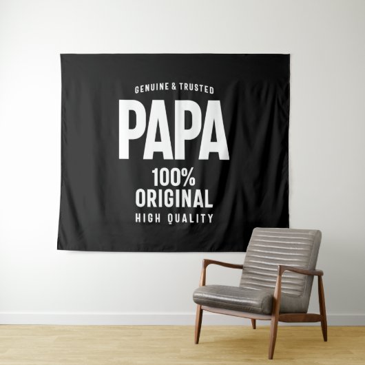 本物で信頼できるPapa |父の贈り物 タペストリー (インサイチュ(横))