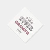 本物のすごいおじいちゃん スタンダードカクテルナプキン (角)