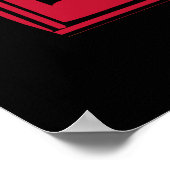 本物のアボリジナル・アート ポスター (角)