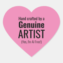 本物のアーティスト（またはあなたのテキスト）がこれを作った – No AI