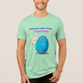 本物のイースターエッグへの願い薄い緑 トライブレンドTシャツ