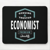 本物のエコノミストのギフトアイディア マウスパッド (正面)