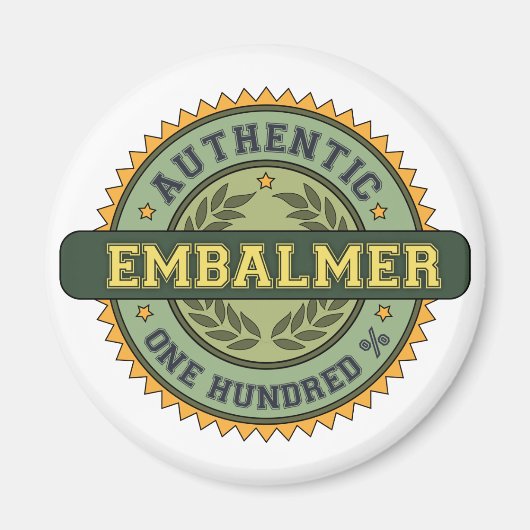 本物のエンバルマー マグネット (正面)