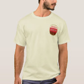 本物のオーガニックT型 Tシャツ (正面)