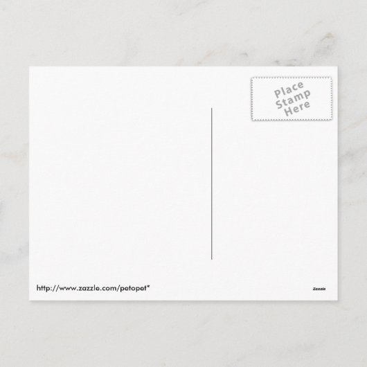 本物のクリスマスの靴下にハムスター絵画の シーズンポストカード (裏面)