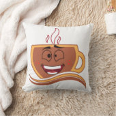 本物のコーヒー中毒者 クッション (ブランケット)