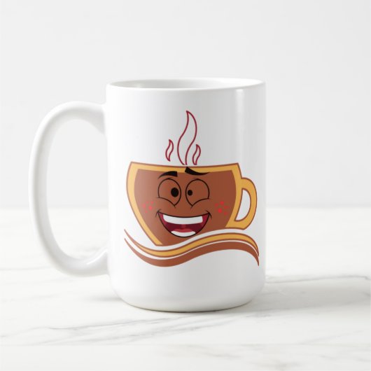 本物のコーヒー中毒者 コーヒーマグカップ (左)