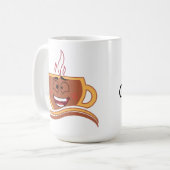 本物のコーヒー中毒者 コーヒーマグカップ (正面左)