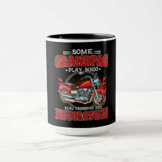 本物のジジイはバイクに乗る バイク好き マグカップ