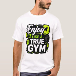 本物のジム愛をデザインに Tシャツ