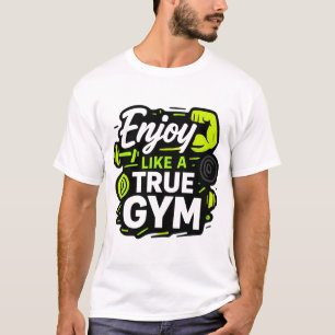 本物のジム愛をデザインに Tシャツ