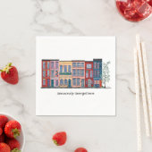 本物のジョージタウン スタンダードカクテルナプキン (インサイチュ)