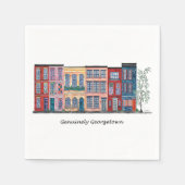 本物のジョージタウン スタンダードカクテルナプキン (正面)