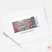 本物のジョージタウン 長方形シール (封筒)