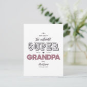 本物のスーパーおじいちゃん ポストカード (スタンド正面)