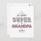 本物のスーパーおじいちゃん ポストカード (正面/裏面)