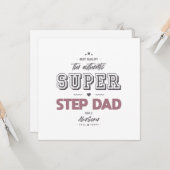 本物のスーパーステップパパ カード (正面/裏面インサイチュ)