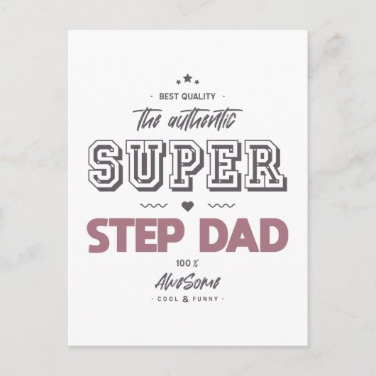 本物のスーパーステップパパ ポストカード (正面)