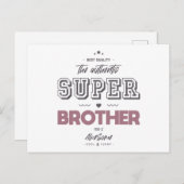 本物のスーパーブラザー ポストカード (正面/裏面)