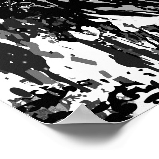 本物のタイガーポスター – ホワイトタイガーヘッド ポスター (角)