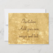 本物のタイプライター シェイクスピア ソネット116 (CXVI) 招待状 (正面)