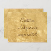 本物のタイプライター シェイクスピア ソネット116 (CXVI) 招待状 (正面/裏面)