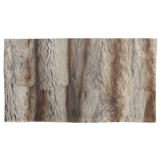 本物のチンチラの毛皮 枕カバー (正面左)