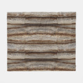 本物のチンチラ毛皮ルックシェルパブランケット フリースブランケット (正面(横))