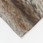 本物のチンチラ毛皮ルックシェルパブランケット フリースブランケット (角)