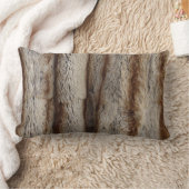 本物のチンチラ毛皮 ランバークッション (ブランケット)