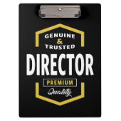 本物のディレクターのギフトアイディア クリップボード (正面)