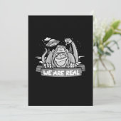 本物のネッシー ロックネスモンター ビッグフット UFO Tシャツ ギフト 招待状 (スタンド正面)