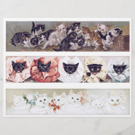 本物のビクトリア時代の猫のイラスト（AIではありません）