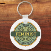 本物のフェミニスト キーホルダー (正面)
