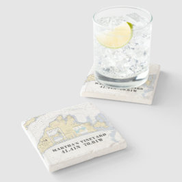 本物のボートのグラフマーサのブドウ航海の園 ストーンコースター