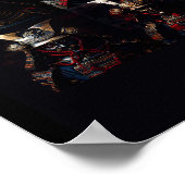 本物のポスター侍の鎧アートワークのウォールアート ポスター (角)