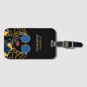 本物のラベル ラゲッジタグ (正面横)