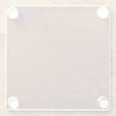 本物のレザーのテクスチャ、本物の背景。 ガラスコースター (裏面)