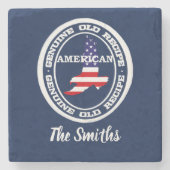 本物のレシピアメリカ ストーンコースター (正面)