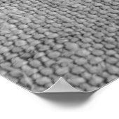 本物のヴィンテージ半生生地のテクスチャ ポスター (角)