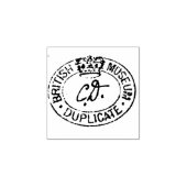 本物のヴィンテージ博物館の印鑑 ラバースタンプ (インプリント)