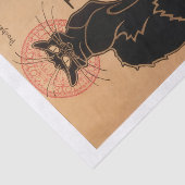 本物のヴィンテージ（AIではない）チャットノワールのポスター 薄葉紙 (詳細)