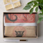 本物のヴィンテージ（AIではない）チャットノワールのポスター 薄葉紙 (ギフト)