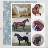 本物のヴィンテージ（AIではない）馬画 (正面/裏面)