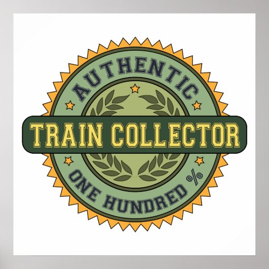 本物の列車のコレクター ポスター (正面)