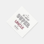 本物の叔父素晴らしのショットグラス スタンダードカクテルナプキン (角)