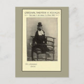 本物の奇妙さ – スーツを着たサル ポストカード (正面)