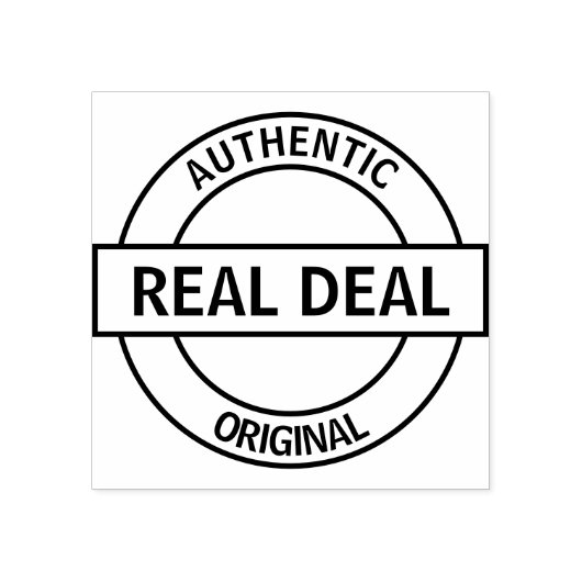 本物の実在取引、オリジナル ラバースタンプ (インプリント)