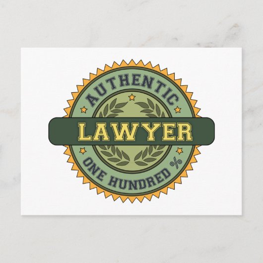 本物の弁護士 ポストカード (正面)