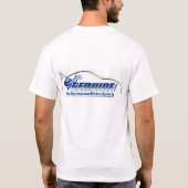 本物の性能のMotorsports Tシャツ (裏面)